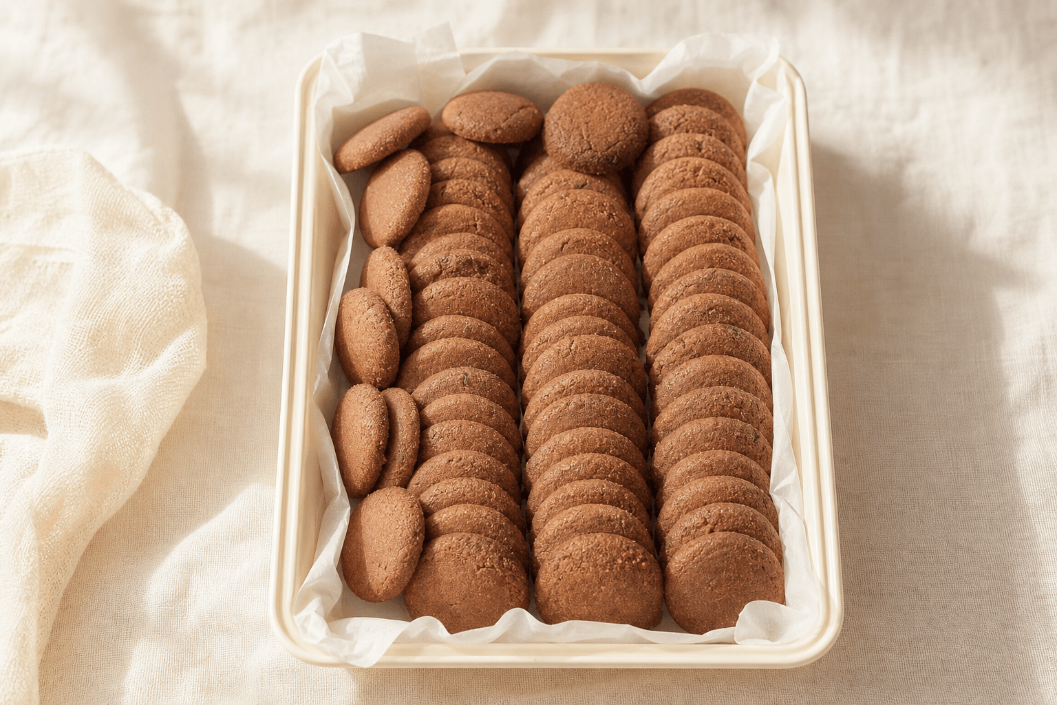Ragi Cookies — stone-ground finger millet, butter, jaggery